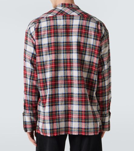 Camisa de algodón a cuadros - Greg Lauren - Modalova