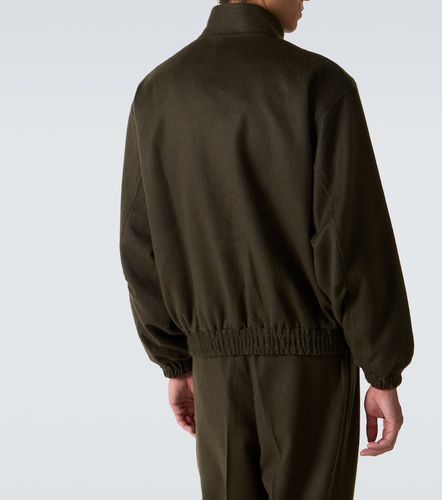 Camel hair flannel blouson jacket - Auralee - Modalova