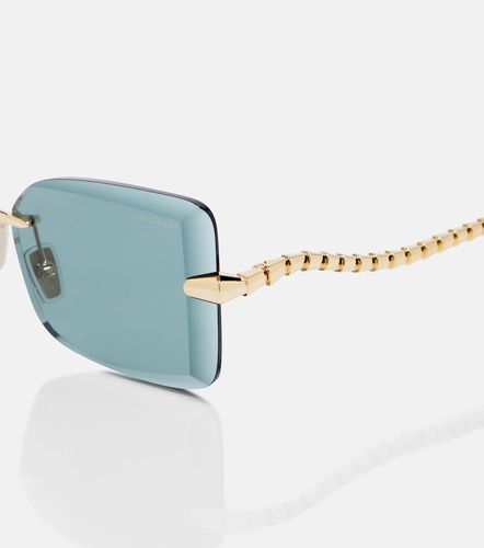 Serpenti Viper rectangular sunglasses - Bvlgari - Modalova