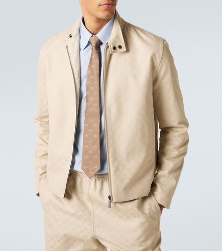 Corbata de jacquard de seda con Horsebit - Gucci - Modalova