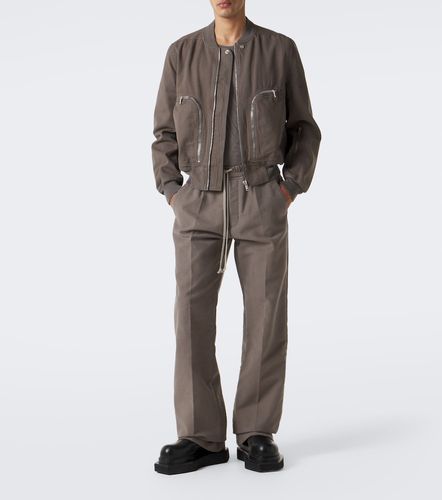 Pantalones rectos Dietrich de sarga de algodón - Rick Owens - Modalova