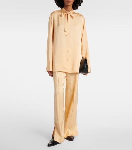 Jil Sander Bow-detail satin blouse - Jil Sander - Modalova