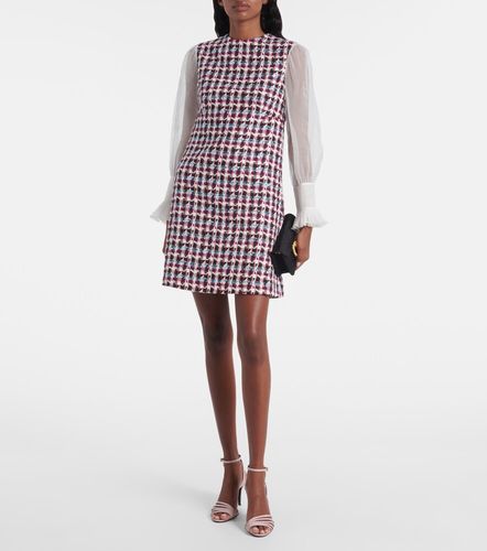 Embellished wool-blend tweed minidress - Valentino - Modalova