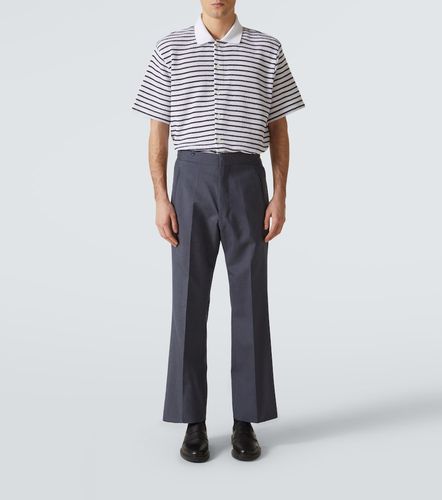 Polo gofrado de algodón a rayas - Thom Browne - Modalova