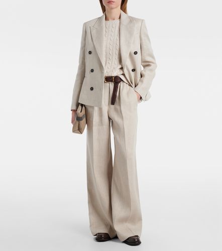 Blazer de lino y algodón - Brunello Cucinelli - Modalova