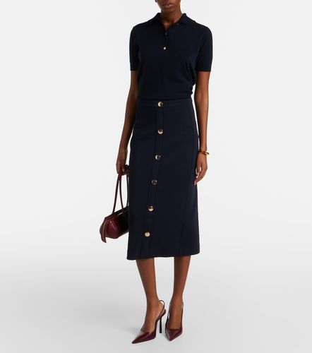 S Max Mara Cotton-blend midi skirt - 'S Max Mara - Modalova