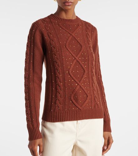 Onde cable-knit wool and cashmere sweater - Max Mara - Modalova