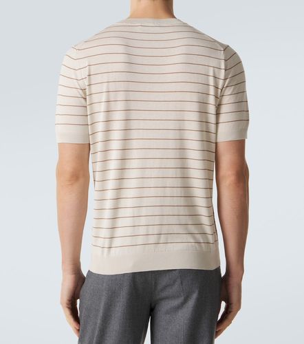 Lardini Camiseta de seda a rayas - Lardini - Modalova