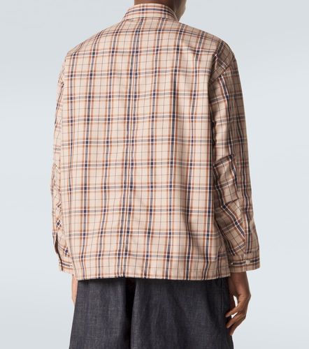 Checked cotton-blend jacket - Comme des Garcons Homme - Modalova