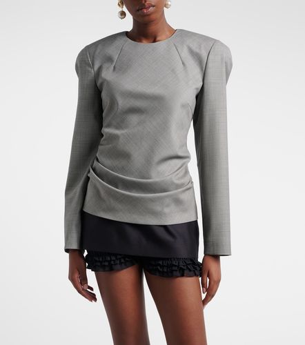 Magda Butrym Draped wool blouse - Magda Butrym - Modalova