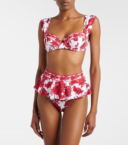 Zella floral bikini top - Alexandra Miro - Modalova