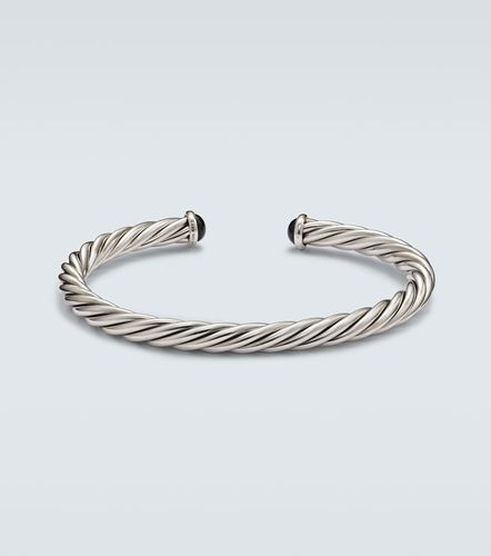 Bracciale Cable in oro 14kt e sterling con onice - David Yurman - Modalova