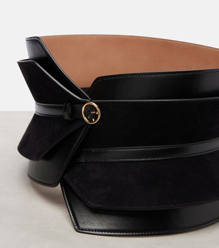 Alaïa Cintura bustier in pelle e suede - Alaia - Modalova