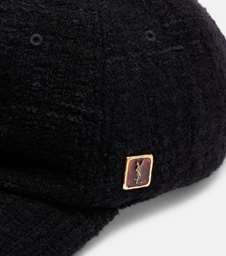 Cappello da baseball in lana - Saint Laurent - Modalova
