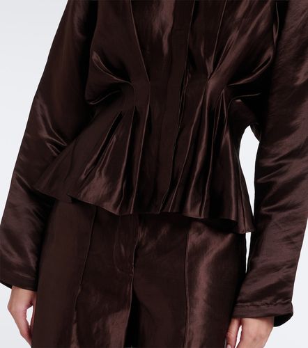Blusa Erin de lino y seda plisada - Joseph - Modalova