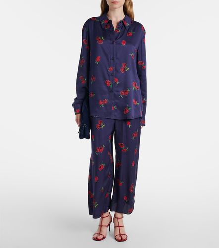 Camisa Argo de sarga estampada - Khaite - Modalova