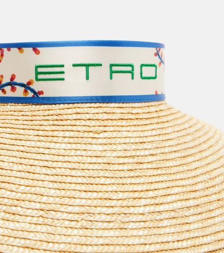 Visiera in misto cotone con logo - Etro - Modalova