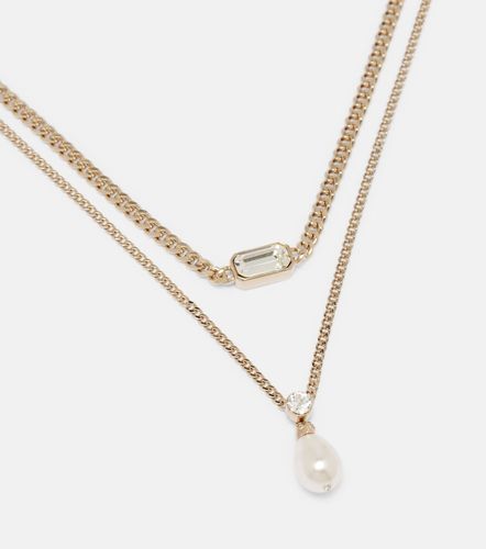 McQueen Skull embellished necklace - McQueen - Modalova