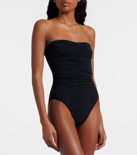 Basics ruched strapless swimsuit - Karla Colletto - Modalova