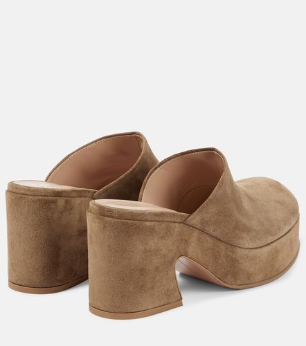 Lyss suede platform mules - Gianvito Rossi - Modalova