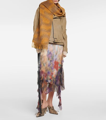 Bufanda en mezcla de lana con logo - Acne Studios - Modalova