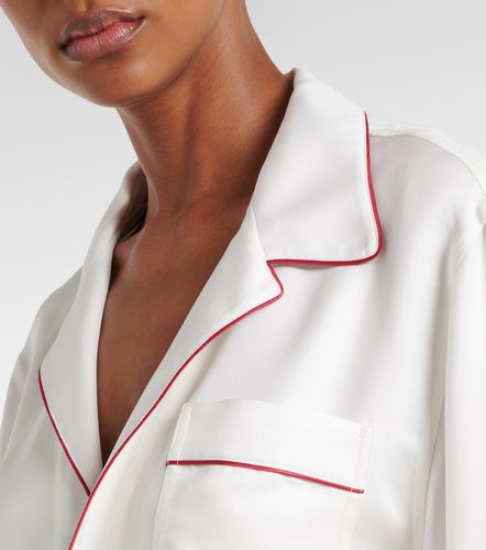 Camicia pigiama in twill di seta - Tom Ford - Modalova
