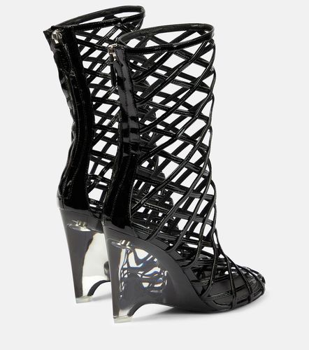 Alaia Leather wedge ankle boots - Alaia - Modalova