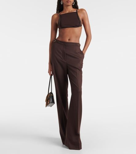 Top cropped Framed con pelle - Christopher Esber - Modalova
