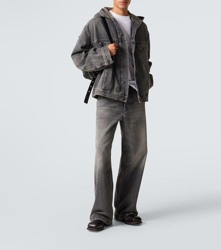 Giacca di jeans oversize con cappuccio - Acne Studios - Modalova