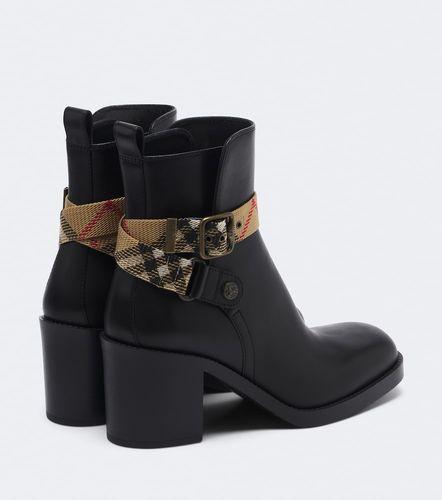 Huntley leather ankle boots - Burberry - Modalova