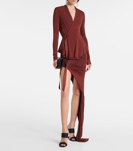 Hollywood cupro-blend wrap jacket - Rick Owens - Modalova