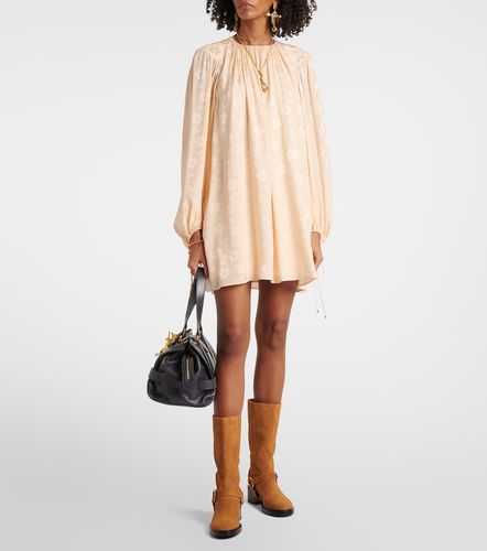 Chloé Abito corto in jacquard di seta - Chloe - Modalova
