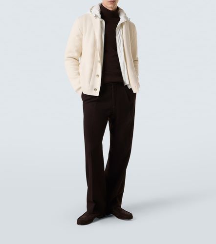 Herno Ribbed-knit wool cardigan - Herno - Modalova