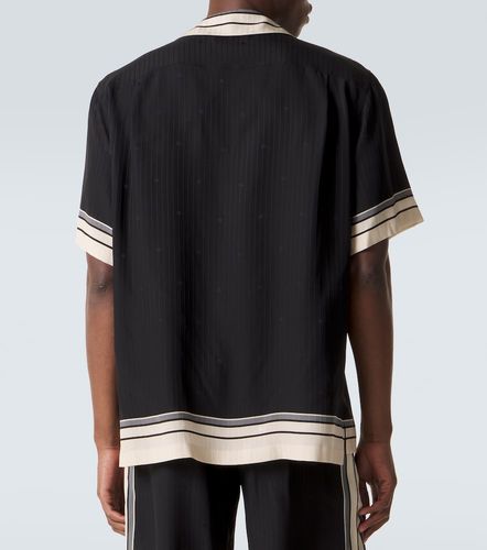 Camisa bowling de seda a rayas - Dolce&Gabbana - Modalova