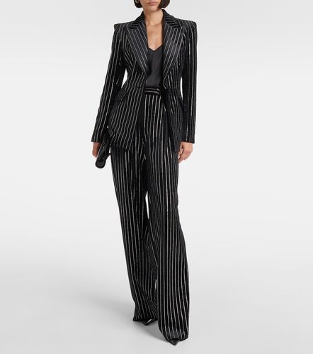 Pantaloni regular in velluto - Alex Perry - Modalova