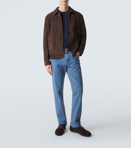 Canali Suede blouson jacket - Canali - Modalova
