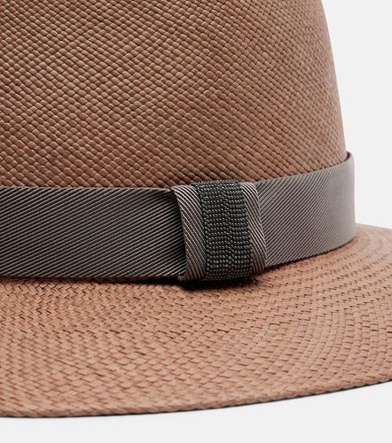 Brunello Cucinelli Straw fedora hat - Brunello Cucinelli - Modalova