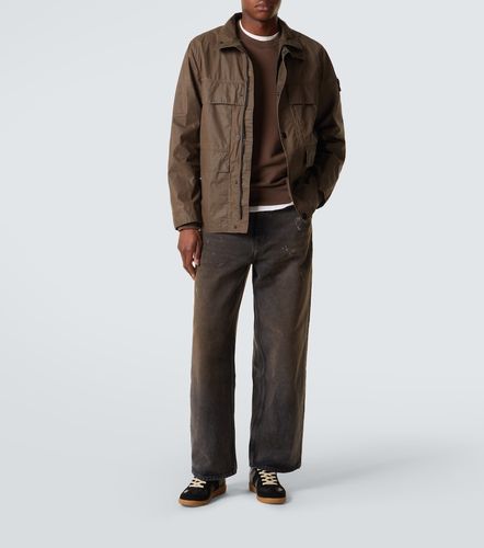 Hooded canvas field jacket - Stone Island - Modalova