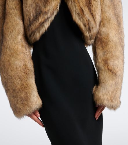 Giacca cropped a collo alto - David Koma - Modalova
