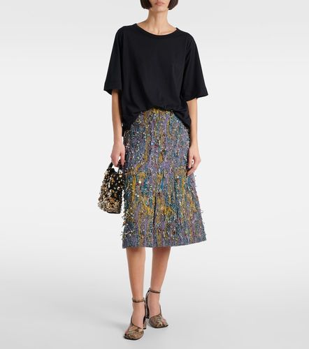 T-shirt oversize in jersey di cotone - Dries Van Noten - Modalova