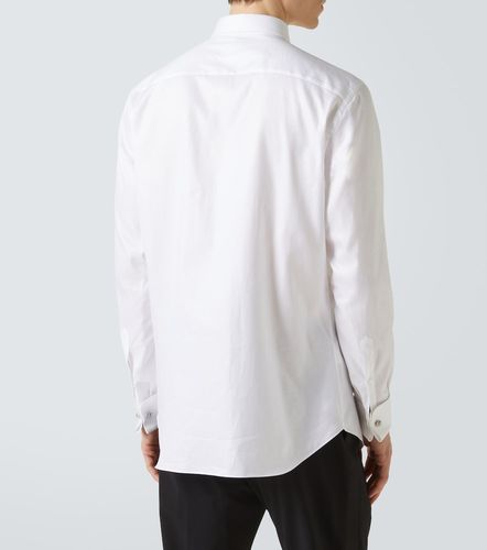 Camicia da smoking in popeline di cotone - Brioni - Modalova