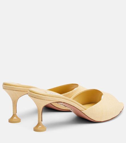 Aquazzura Mules Bisous de rafia - Aquazzura - Modalova