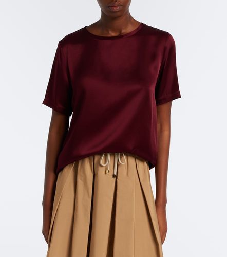 S Max Mara Satin T-shirt - 'S Max Mara - Modalova