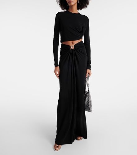 Abito lungo in jersey con cut-out - Christopher Esber - Modalova
