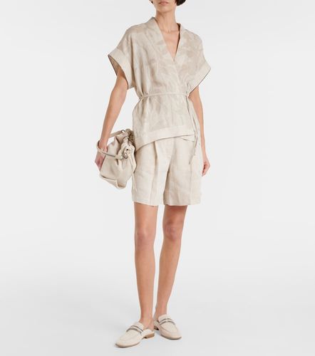 Brunello Cucinelli Linen top - Brunello Cucinelli - Modalova