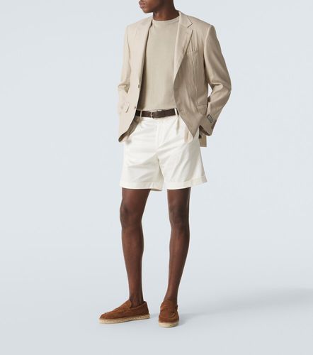 Bermudas en mezcla de algodón plisadas - Lardini - Modalova