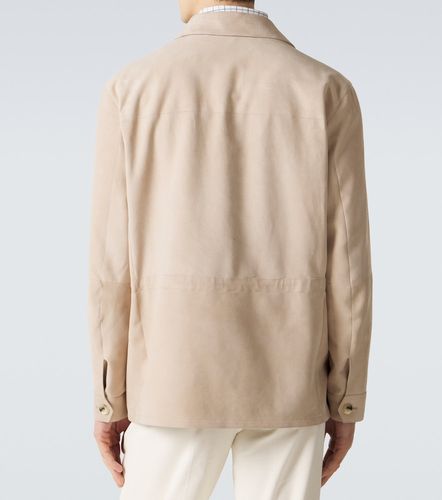 Canali Suede field jacket - Canali - Modalova