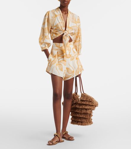 Shorts Foliage estampados - Adriana Degreas - Modalova