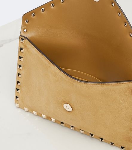 Rockstud Medium suede pouch - Valentino Garavani - Modalova