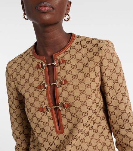 Gucci Horsebit GG canvas minidress - Gucci - Modalova